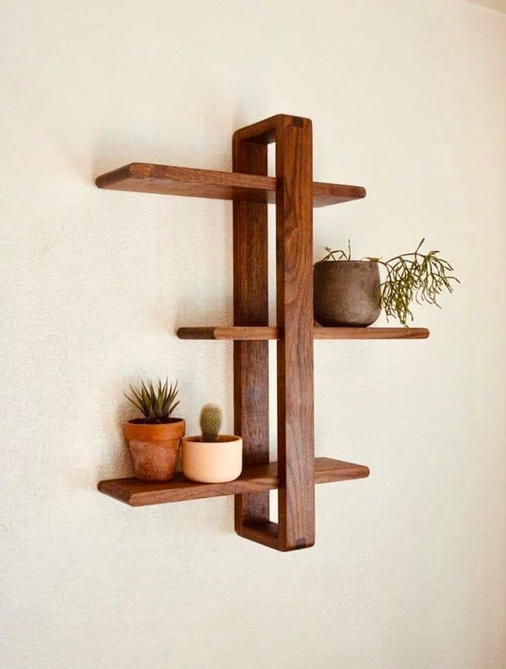 Wooden 3 Tier Hanging Plant Stand