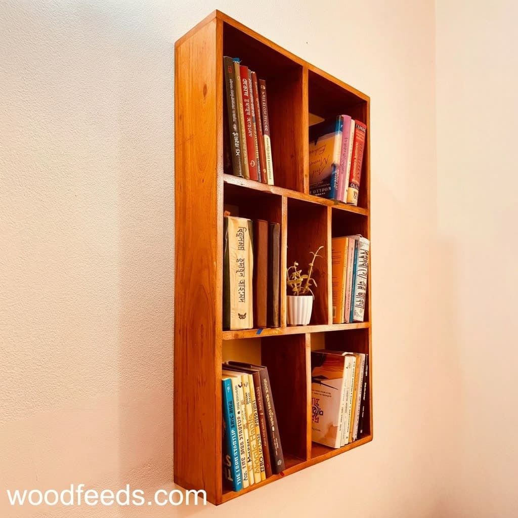 Hanging Wall Book Organizer