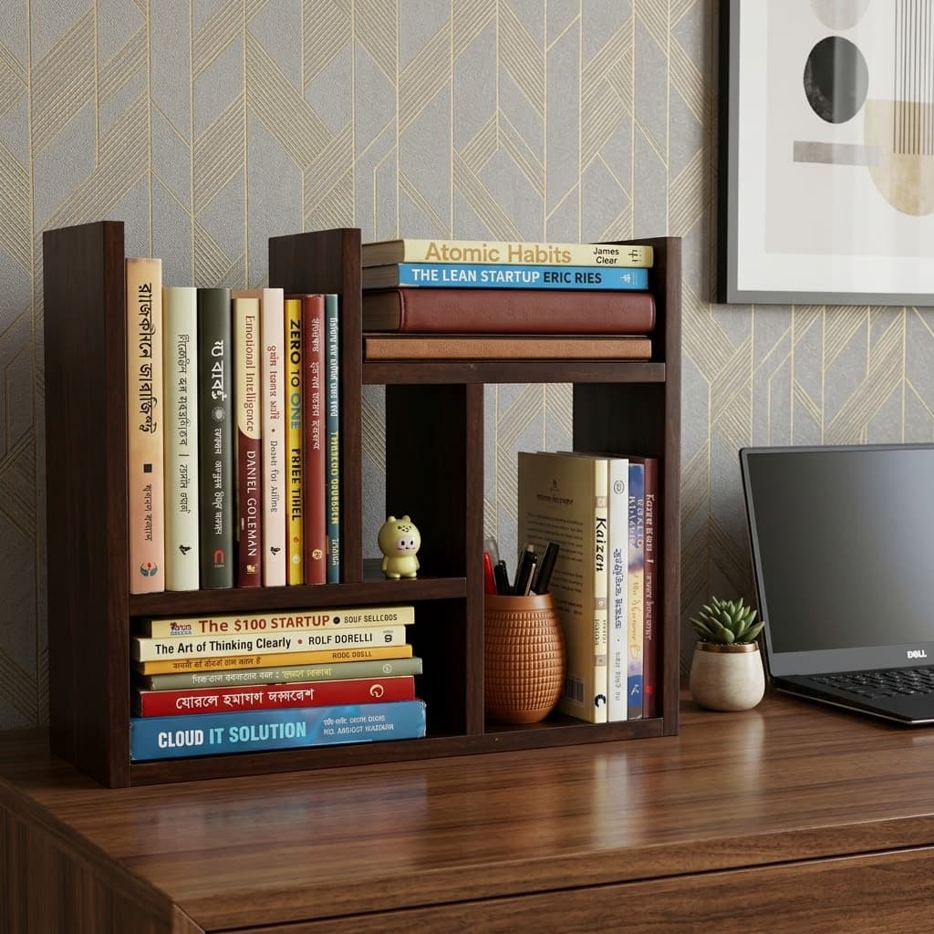 Classic Wooden Desk Organizer