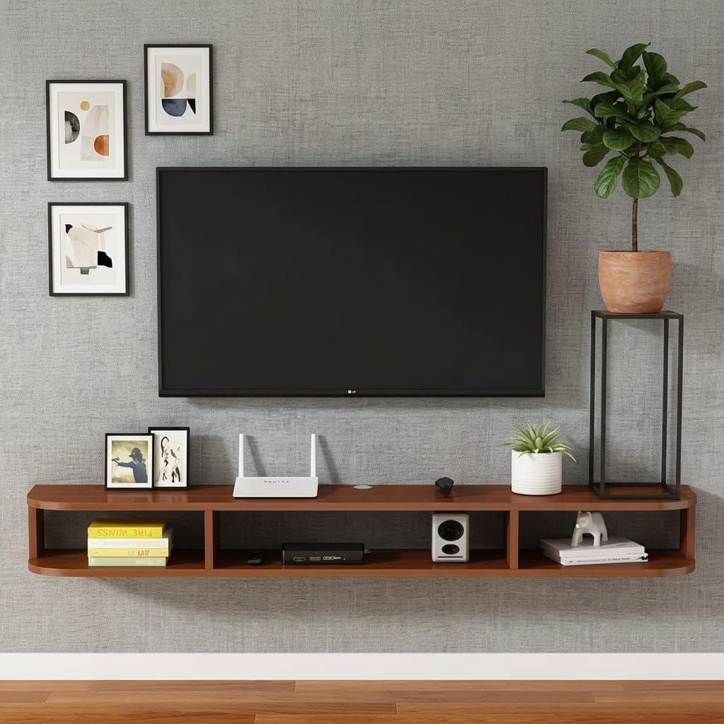 Classic Wall-Mounted Floating TV Stand